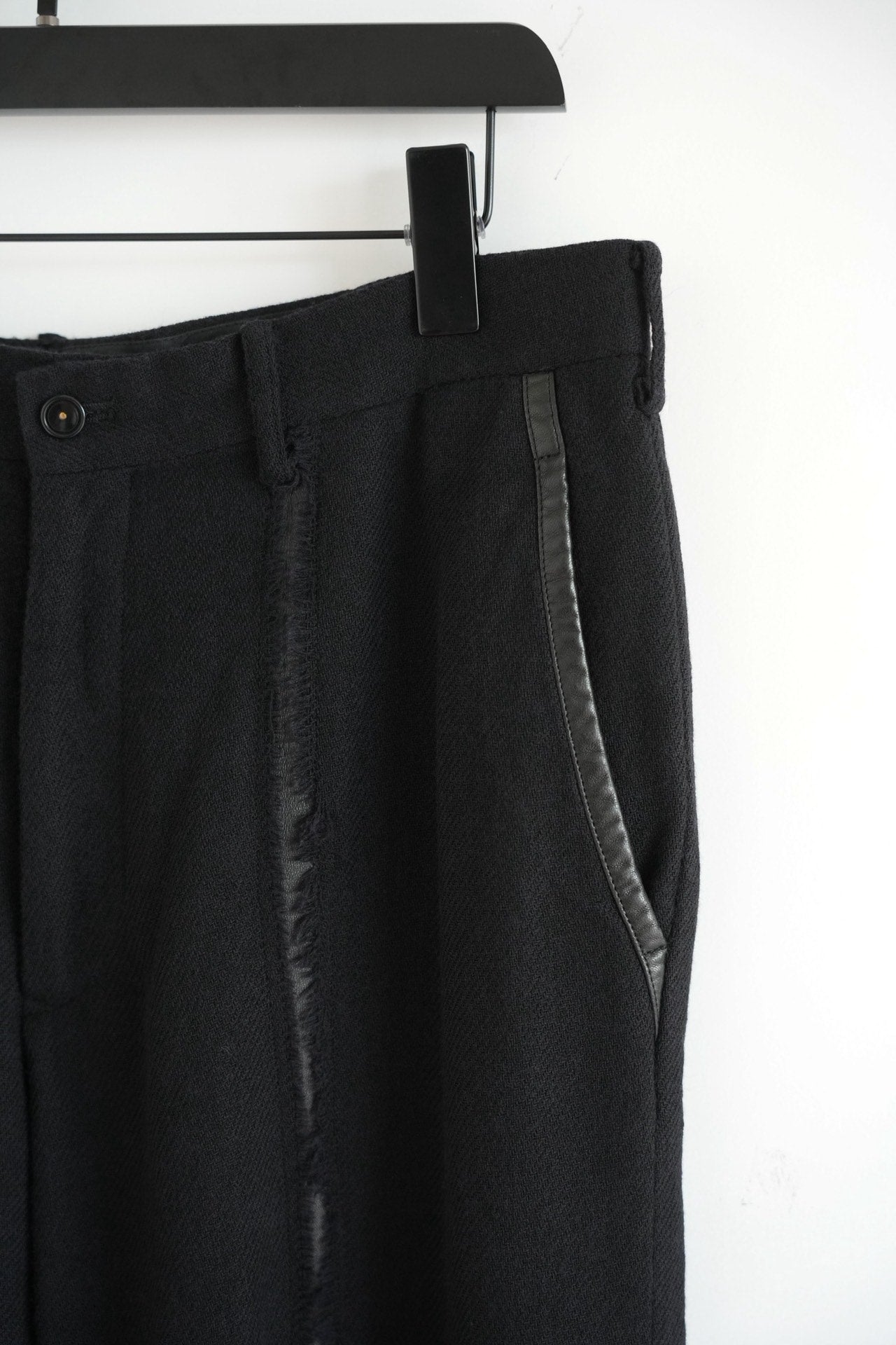 Yohji Yamamoto 05AW Ripped Leather Trousers