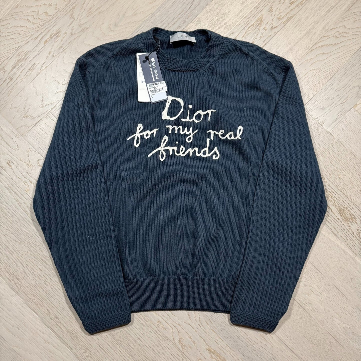 Dior SS25 Embroidered Long Sleeve Sweater