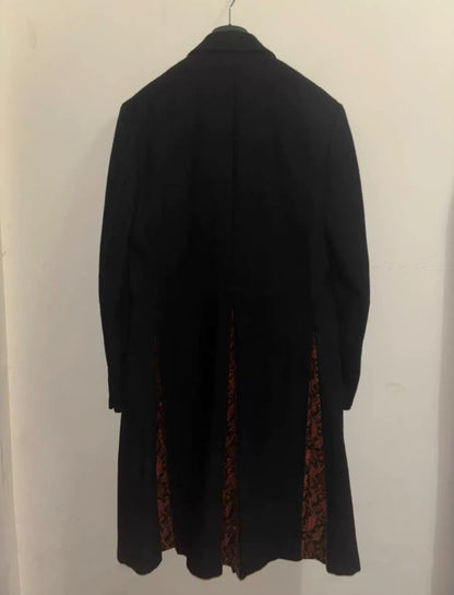 Yohji Yamamoto Pleated Thorn Rose Coat