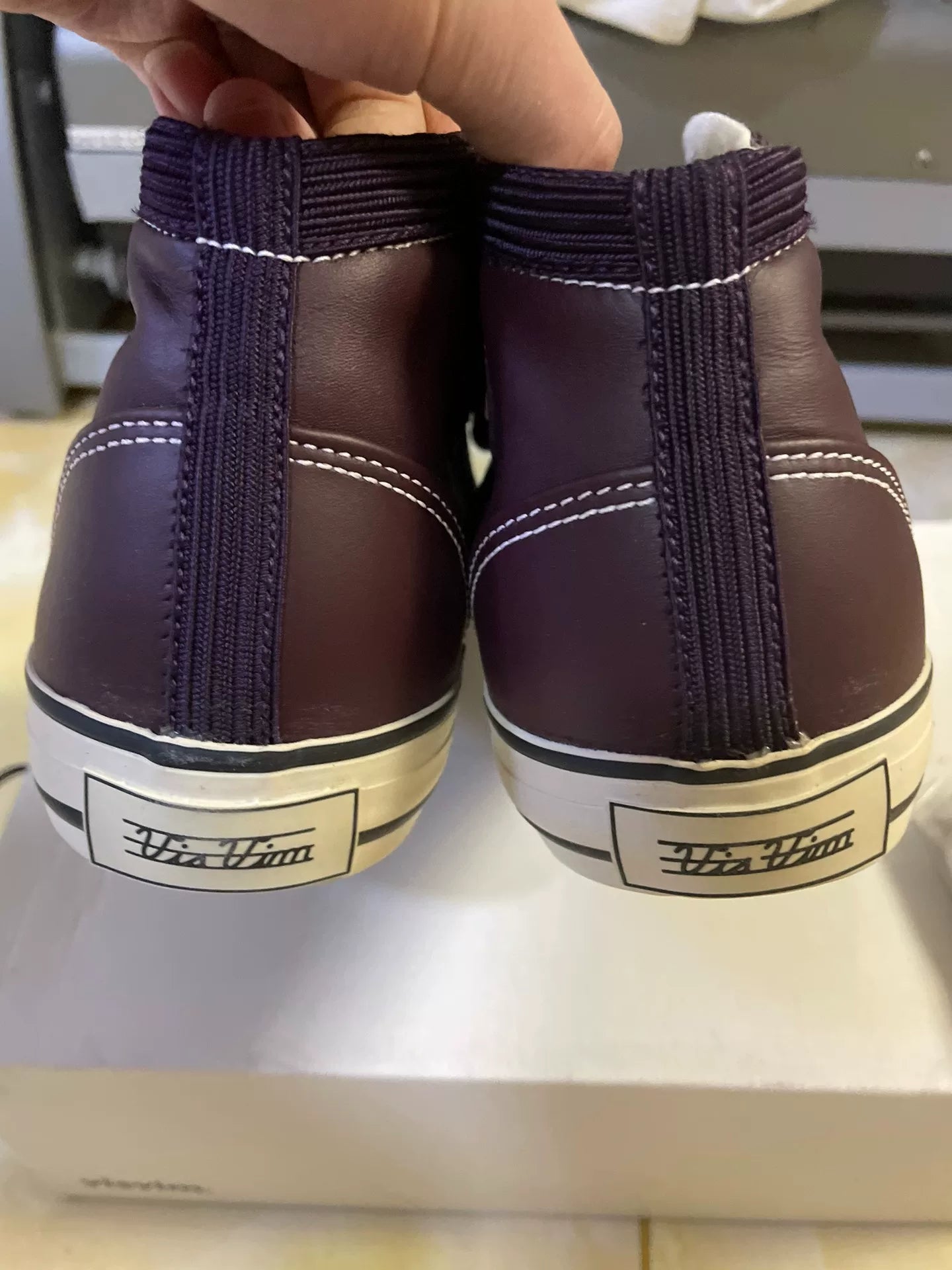 VISVIM KIEFER MID CYPHER Leather Casual Shoes
