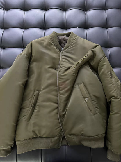 Y/Project Olive Green Bomber Jacket