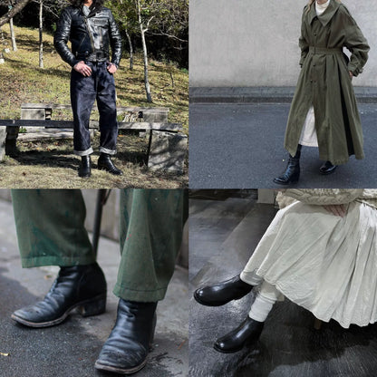 Clinch Jodhpur Black Leather Boots