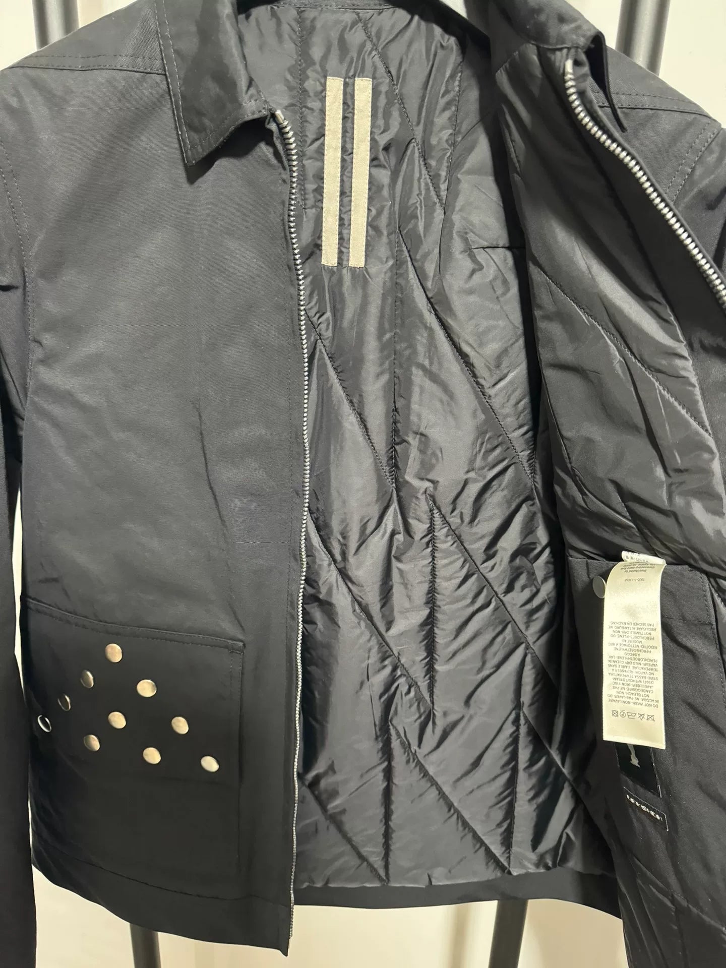 rick owens ro brother jacket in black