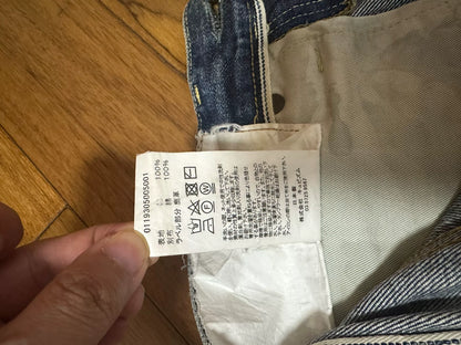 visvim 19aw Distressed Blue Jeans W30L30