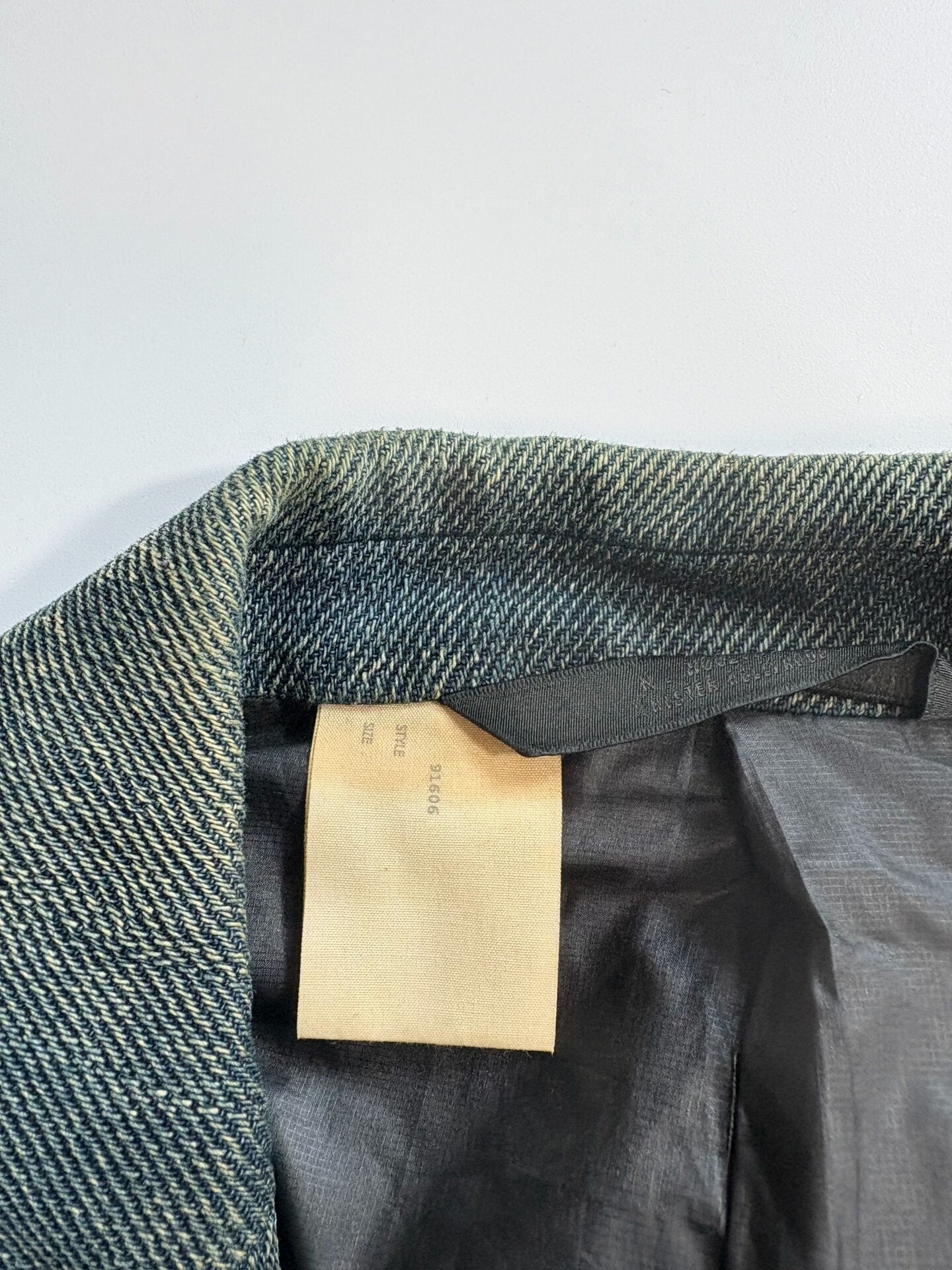 N.Hoolywood Indigo Dyed Jacket