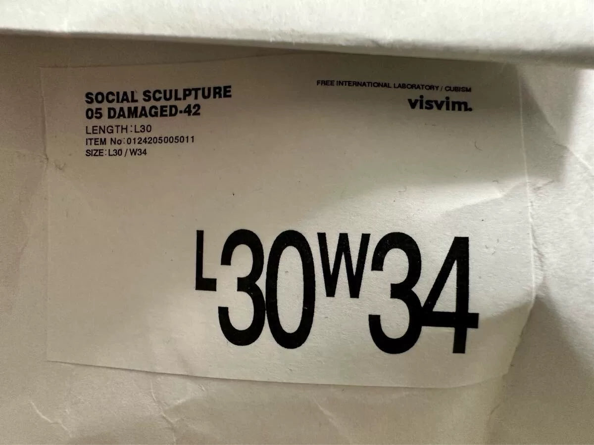 visvim SOCIAL SCULPTURE 05 Denim Jeans