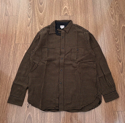 houndstooth flannel shirt by the real mccoy