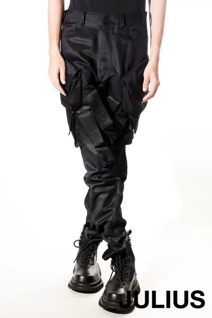 Julius_7 Utility Pants in Black