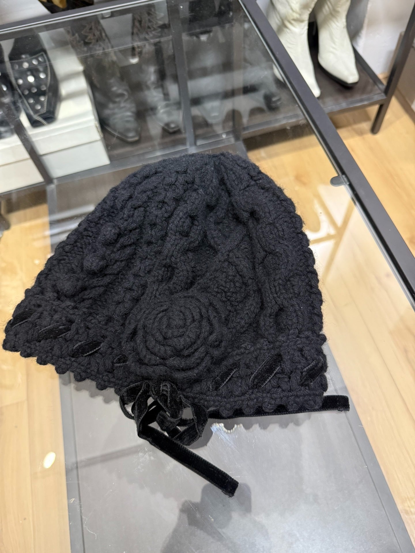 Comme des Garçons Velvet Knit Beanie