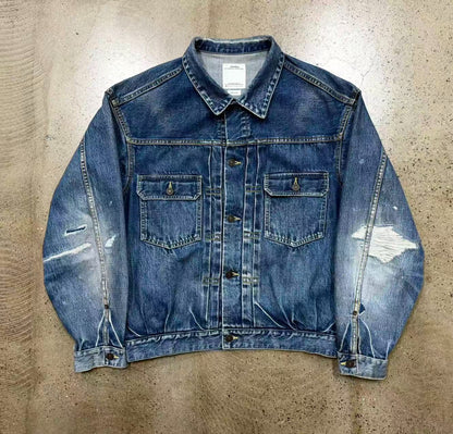 Visvim 101xx Distressed Denim Jacket