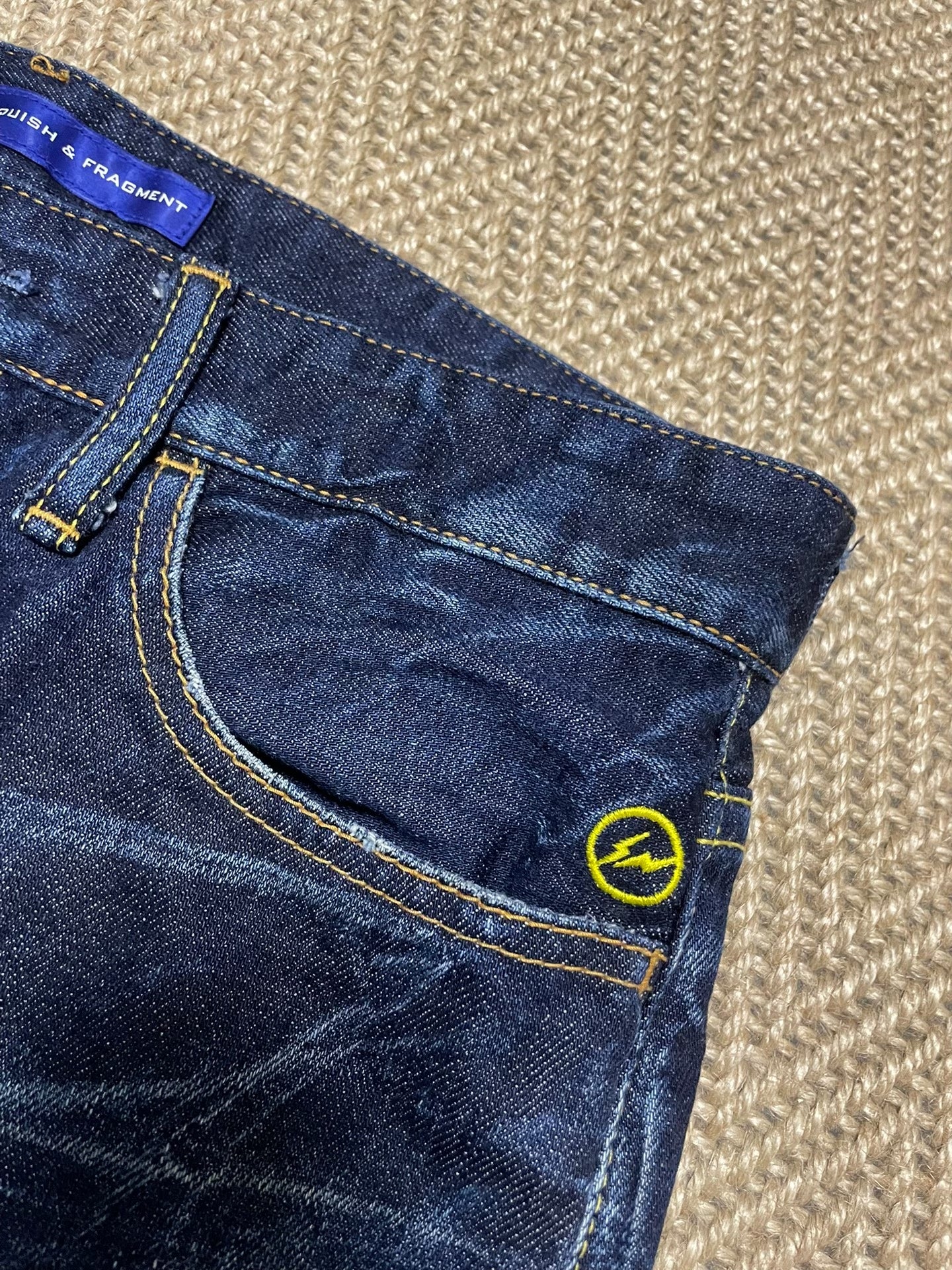 Vanquish & Fragment Cropped Denim Jeans