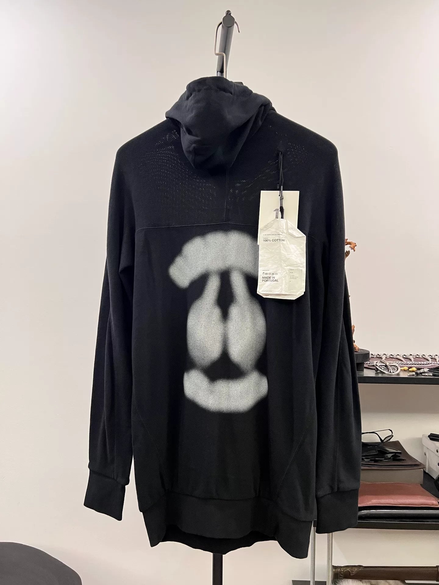 Boris Bidjan Saberi 11by bbs Mesh Print Hoodie