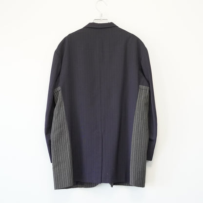 Yohji Yamamoto Striped Wool Jacket