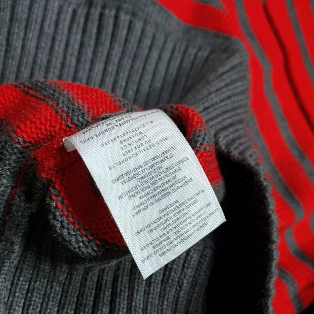 RRL Retro Horizontal Stripe Slim Sweater