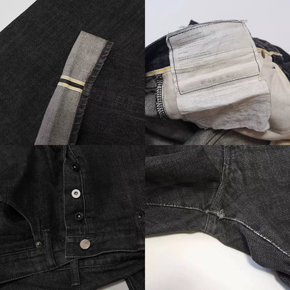 visvim fluxus 05 black denim pants