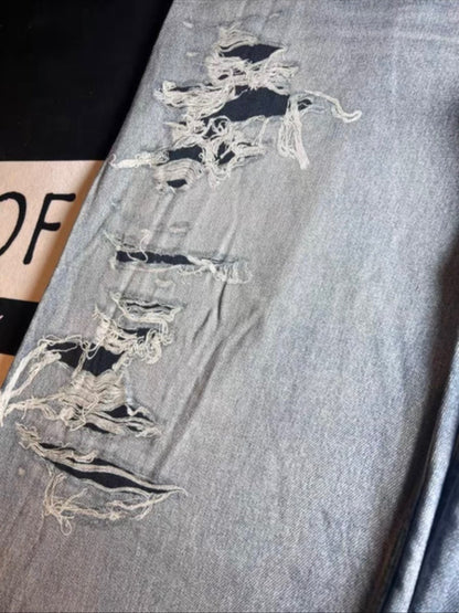 Balenciaga 21FW Distressed Casual Jeans