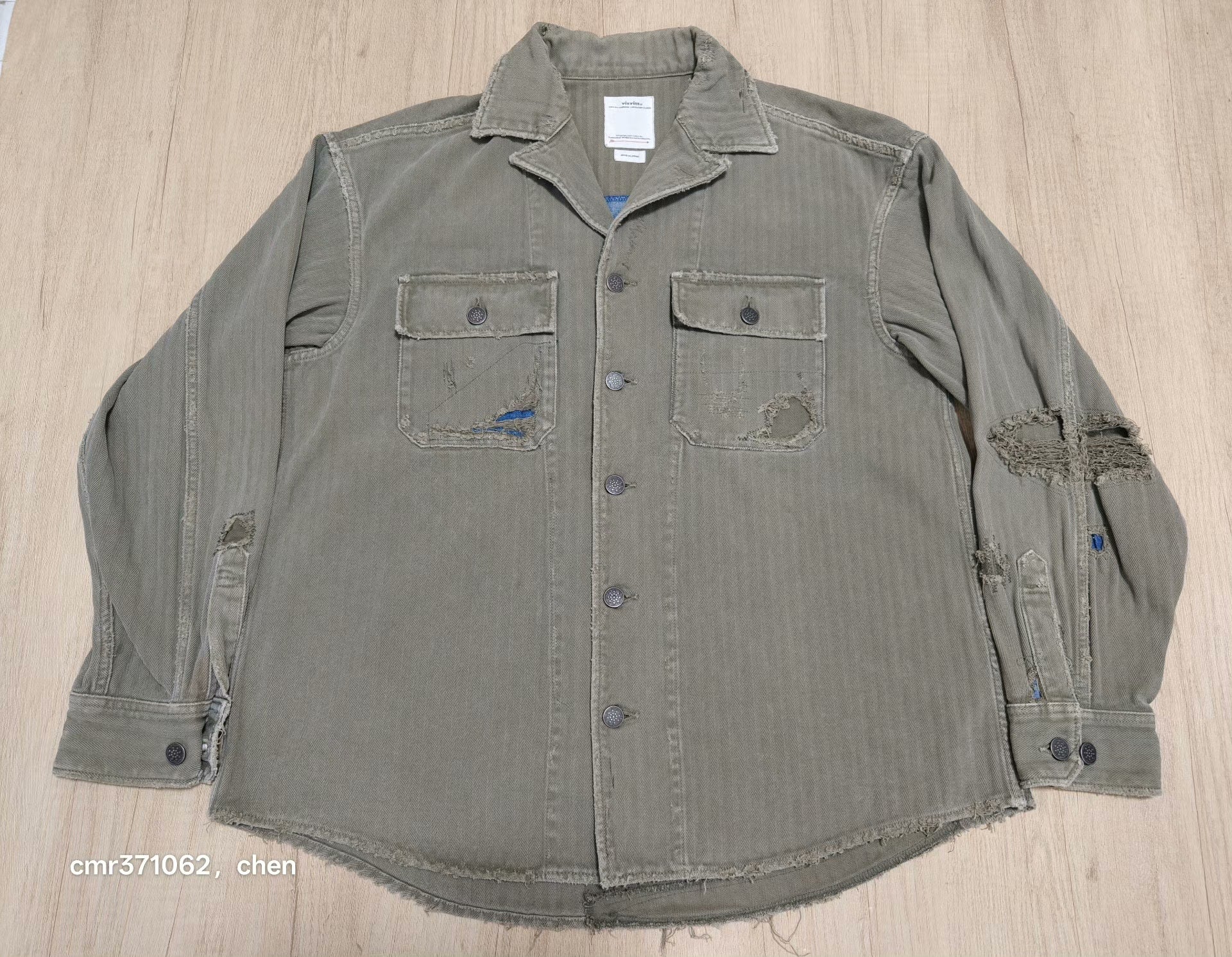 visvim 20SS Willard Distressed Jacket