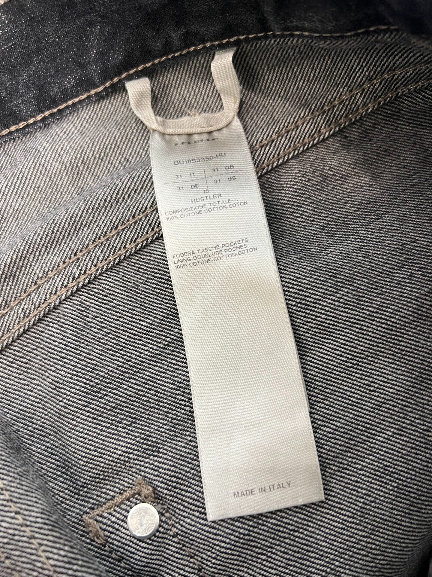 Rick Owens Drkshdw Washed Distressed Cropped Jeans 31