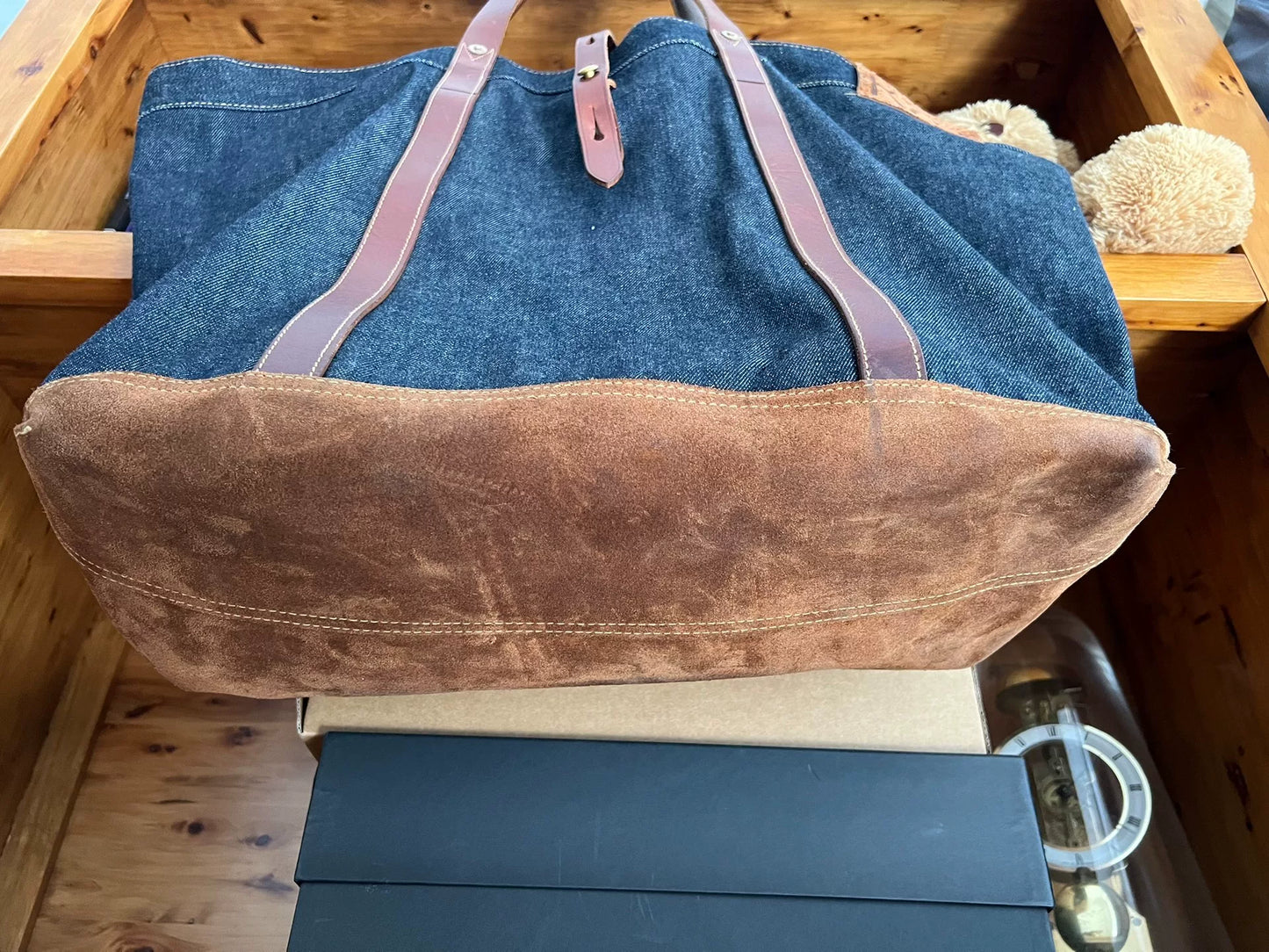 RRL Double RL Denim Tote Bag