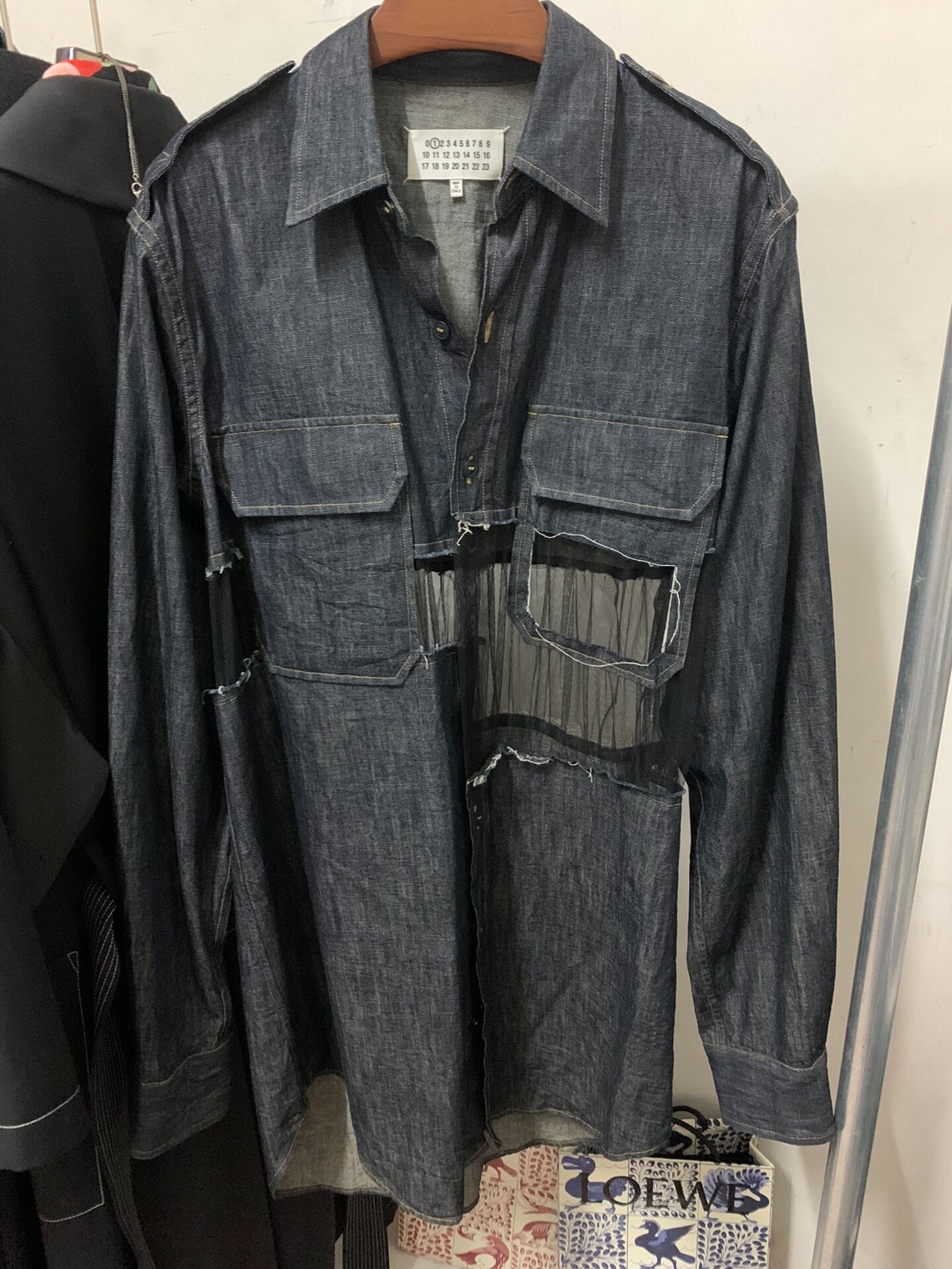 Maison Margiela Mesh Denim Jacket