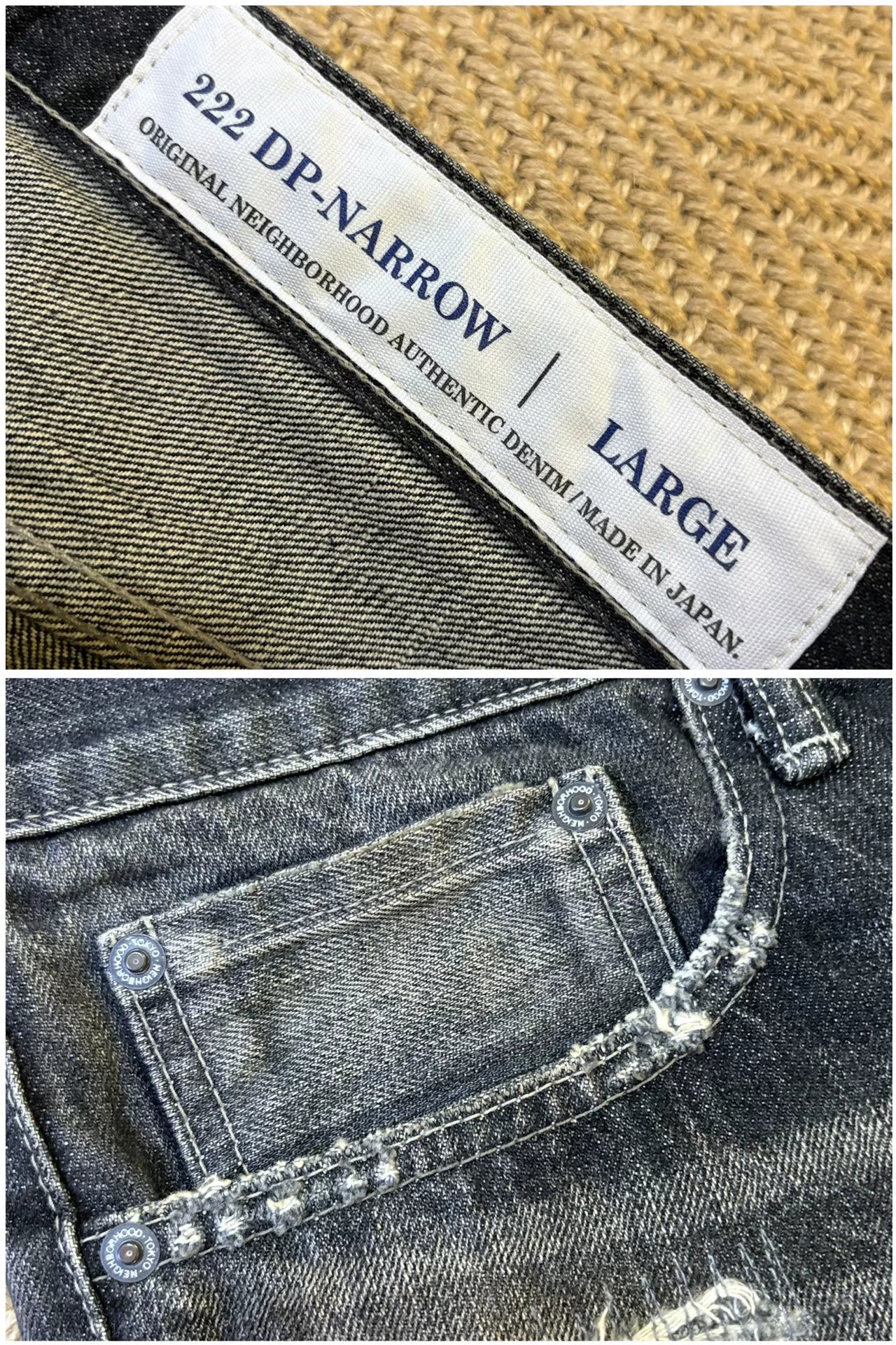 Neighborhood 22AW Washed Jeans