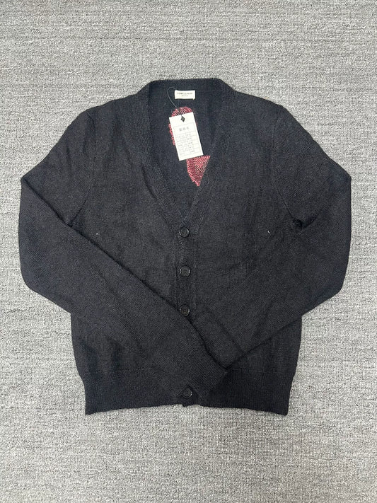 Saint Laurent Black Flamingo Cardigan