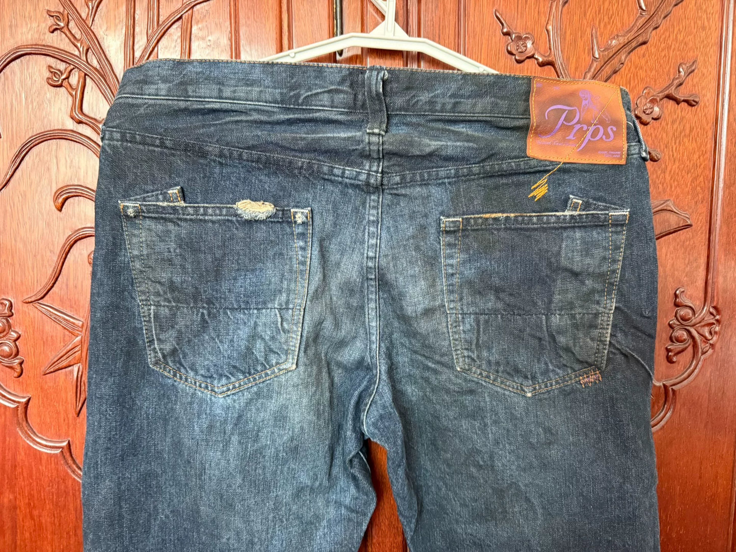 PRPS Men's W34 Straight Jeans