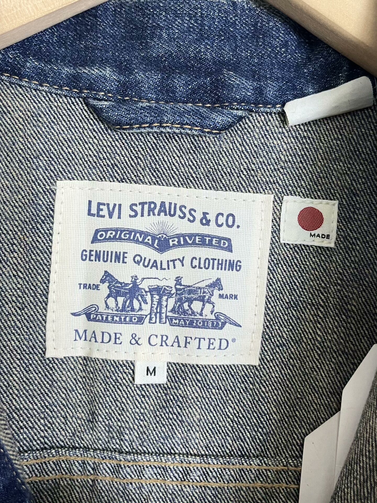 Levi's LMC Men's Japan-Made Washed Denim Jacket