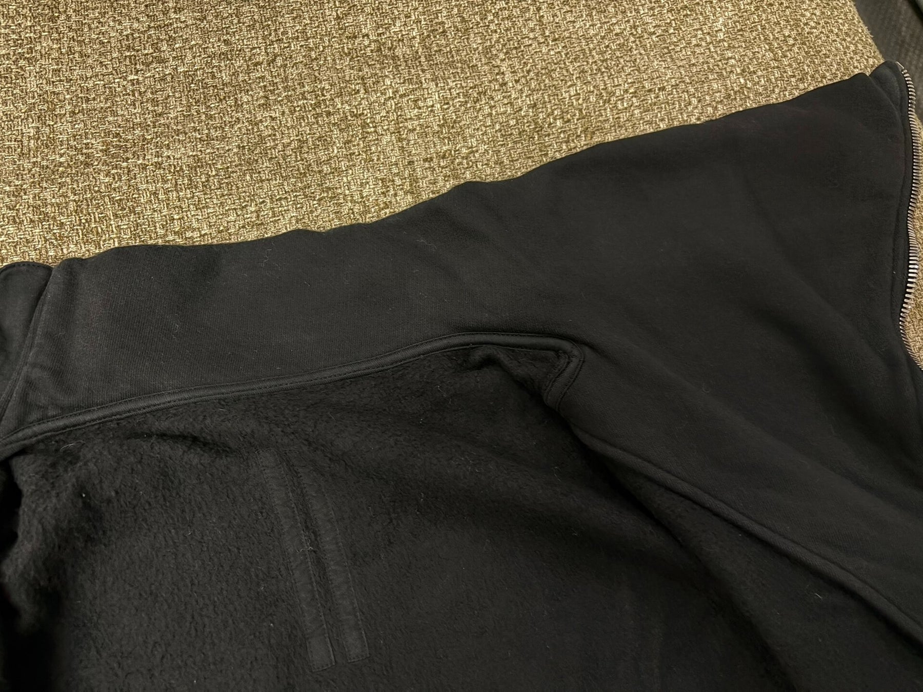 Rick Owens DRKSHDW Side Zip High Neck Coat