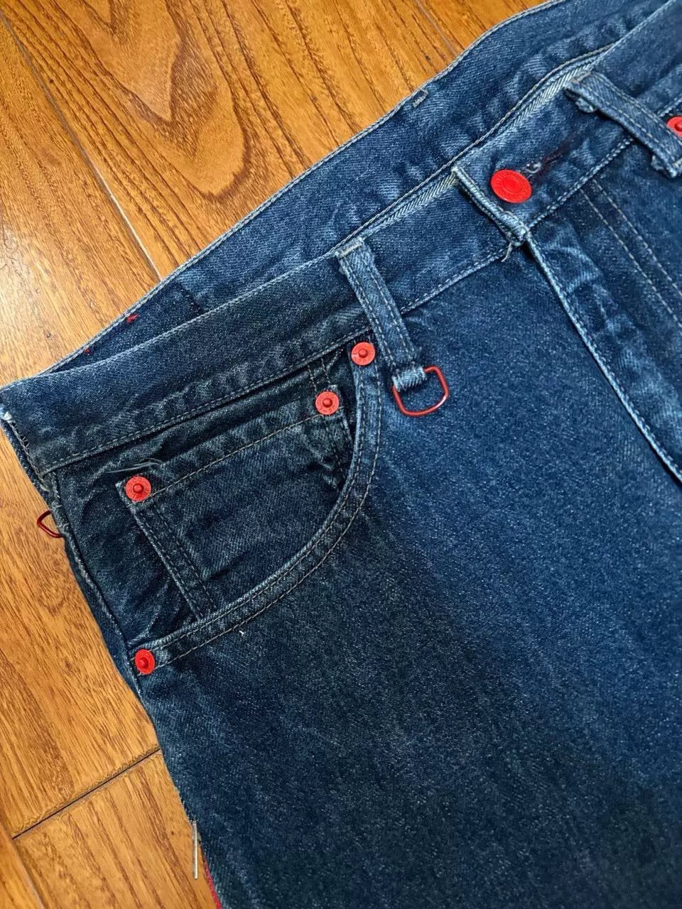 Levi's Fenom Red Flash Unwashed Jeans