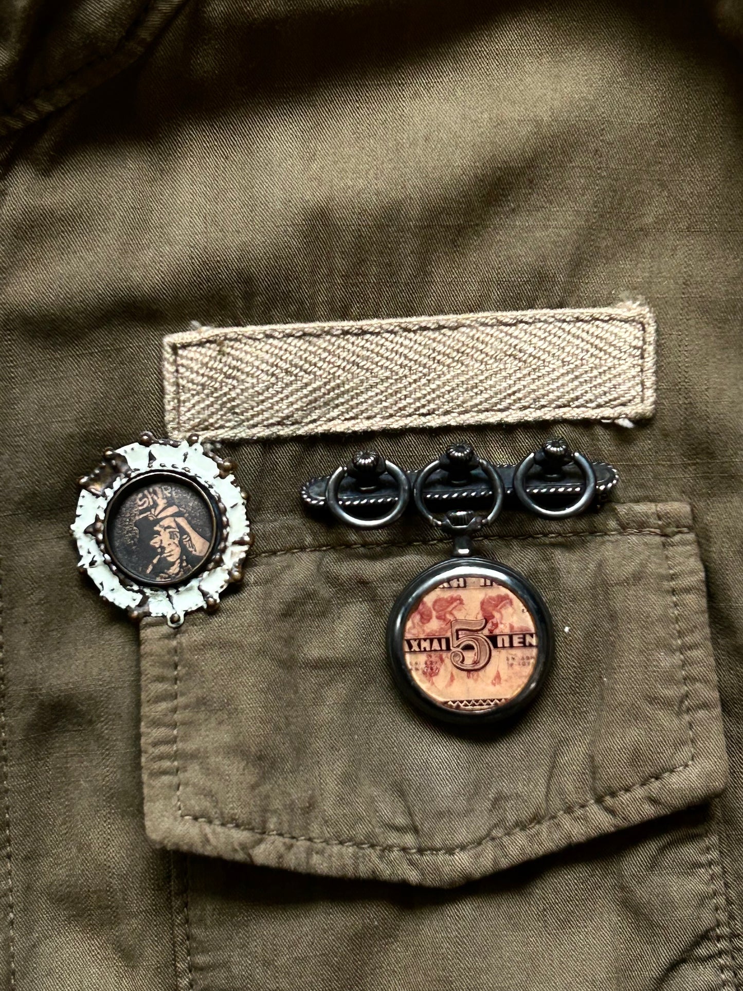 SHARE SPIRIT Hunting Jacket with Badge