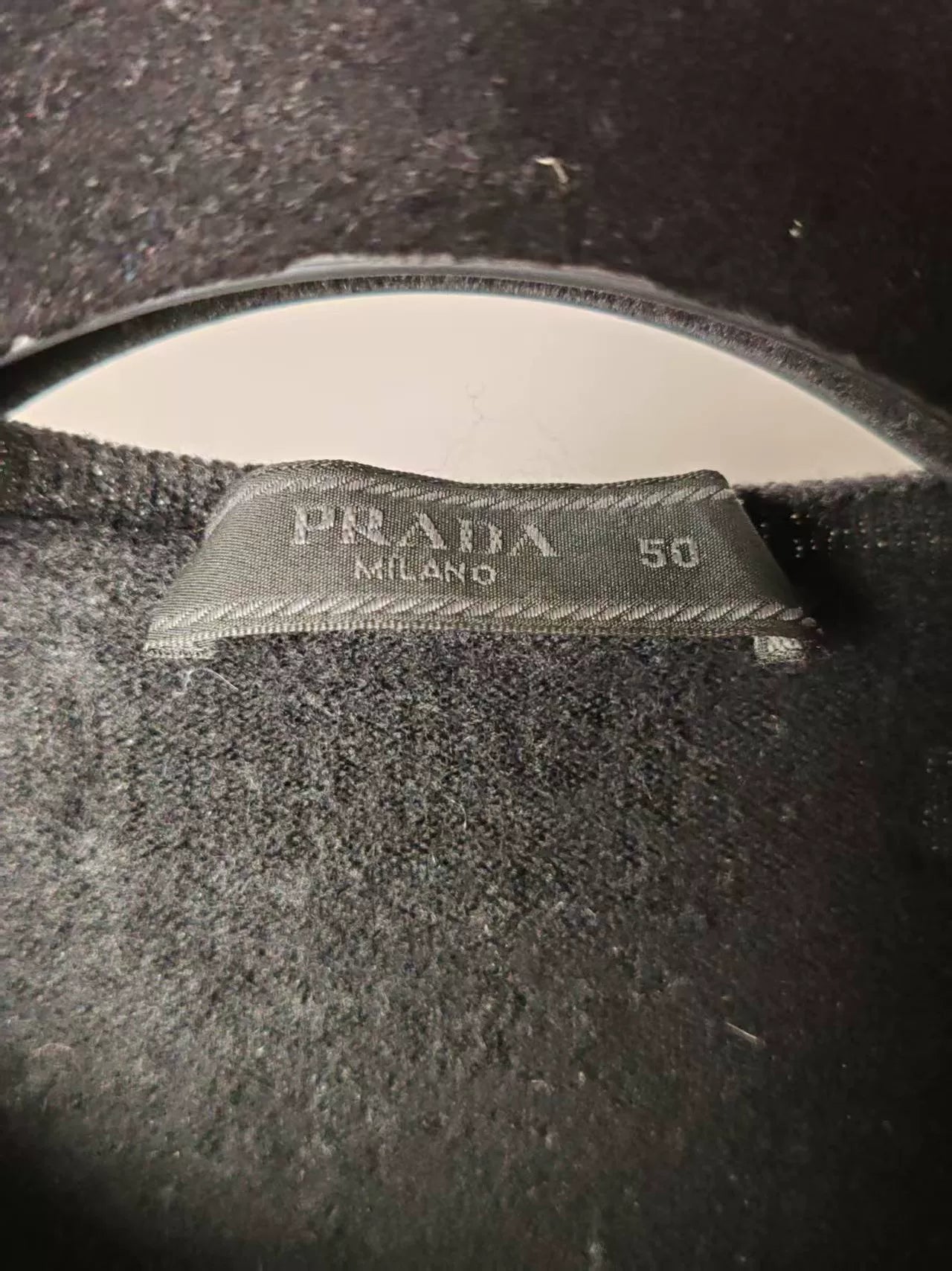 Prada Black Knit Sweater Genuine Item