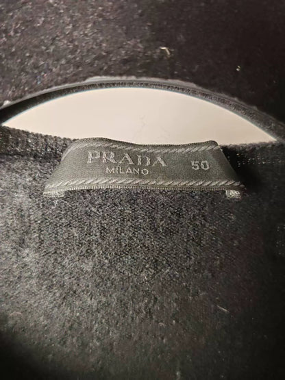 Prada Black Knit Sweater Genuine Item