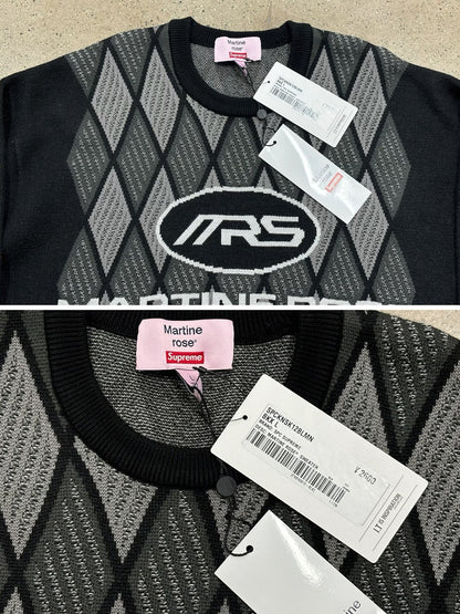 supreme x martine rose knitted sweater