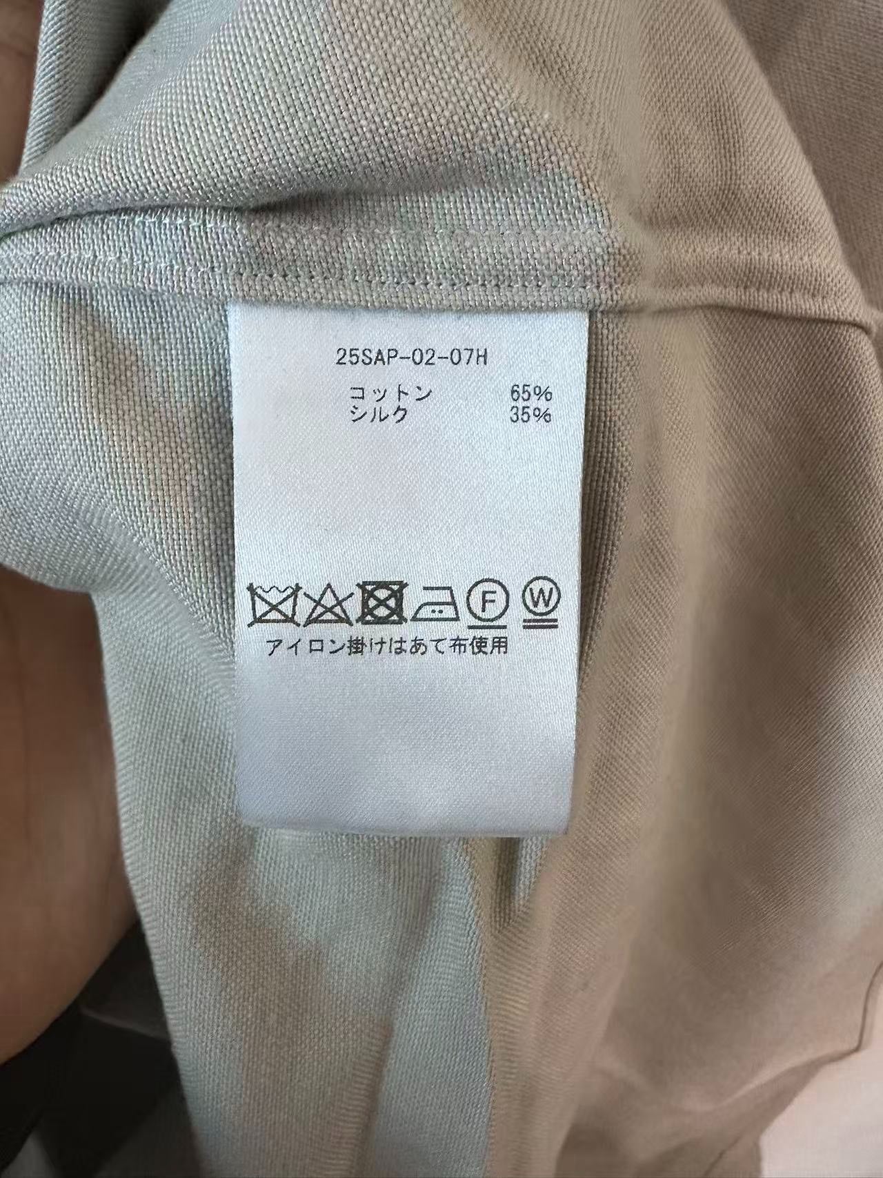 A.PRESSE 25SS Silk Blend Shirt