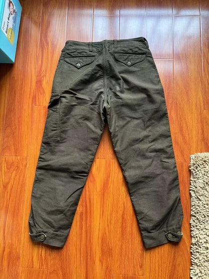 green herringbone army pants size w36