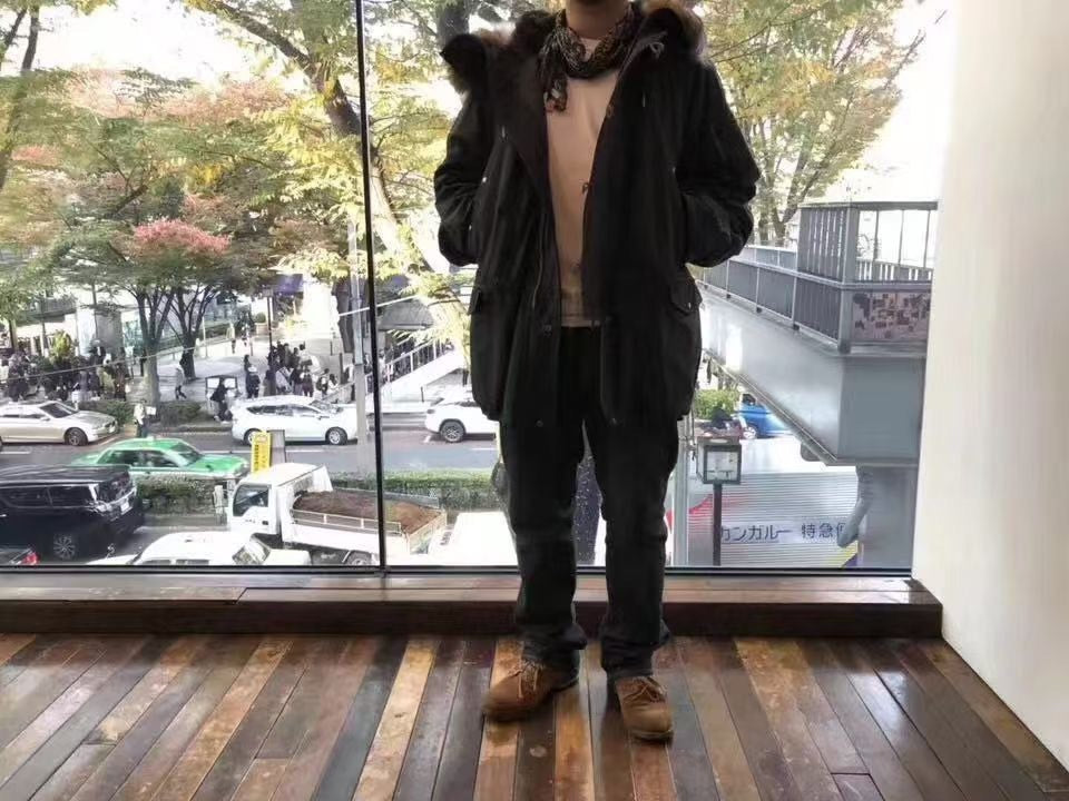 visvim valdez wool pile coat