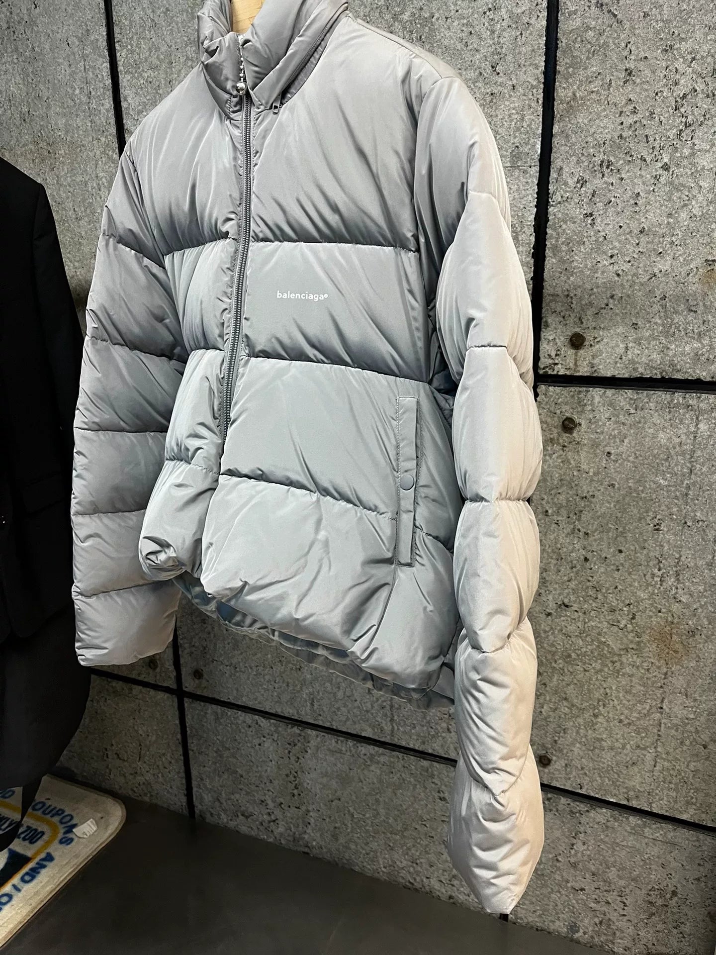 Balenciaga Gray Down Jacket Size 44