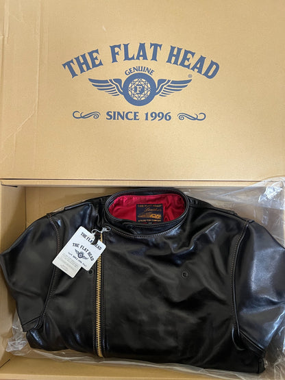 The Flat Head Stand Collar Horsehide Jacket
