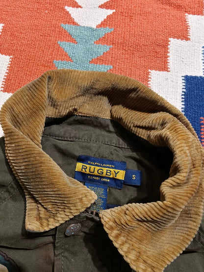 RRL Berkshire Camo Oilcloth Jacket