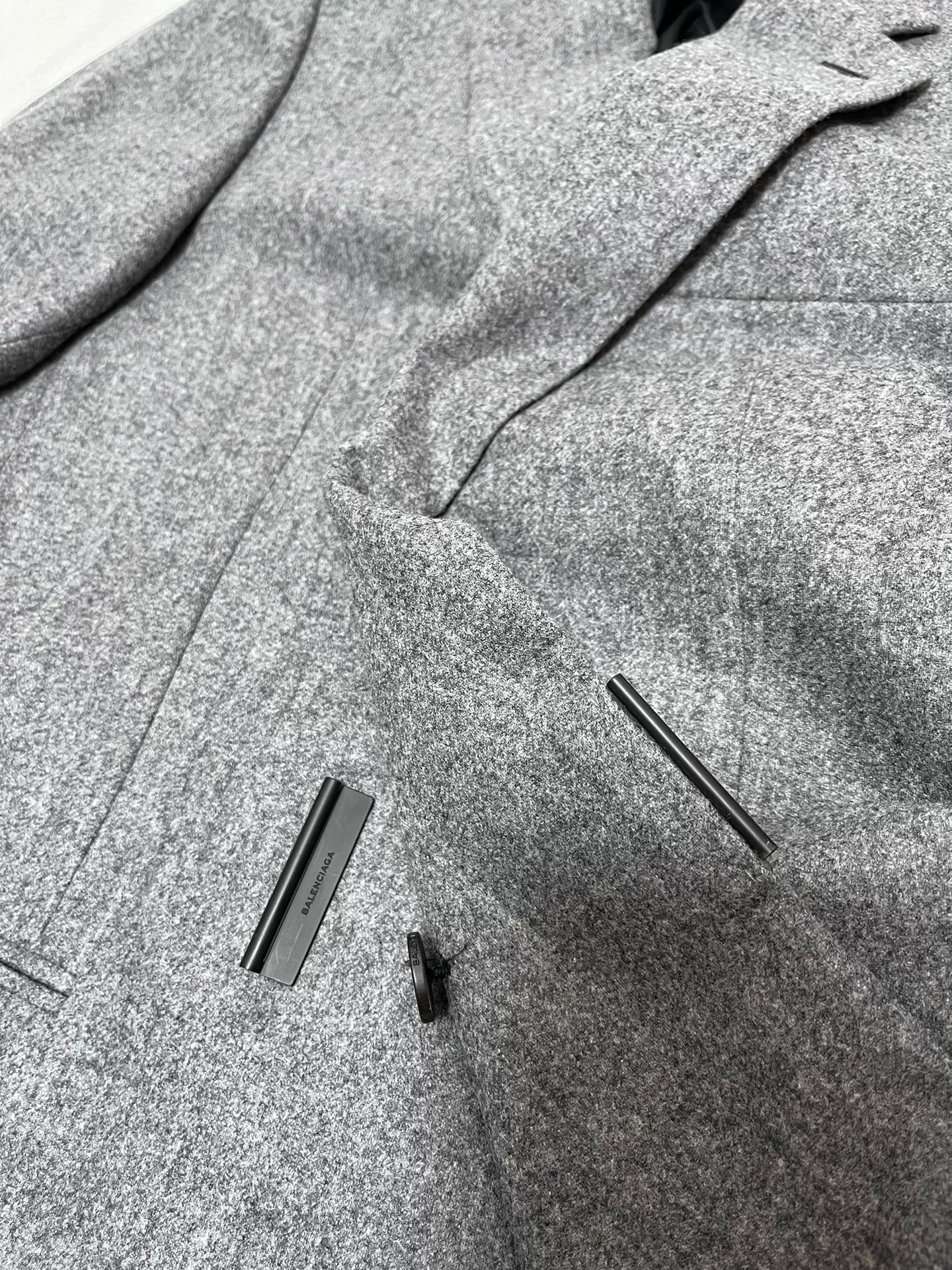 Balenciaga Gray Blazer Size 46