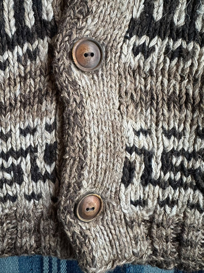 RRL Hand-Knit Linen-Blend Cardigan