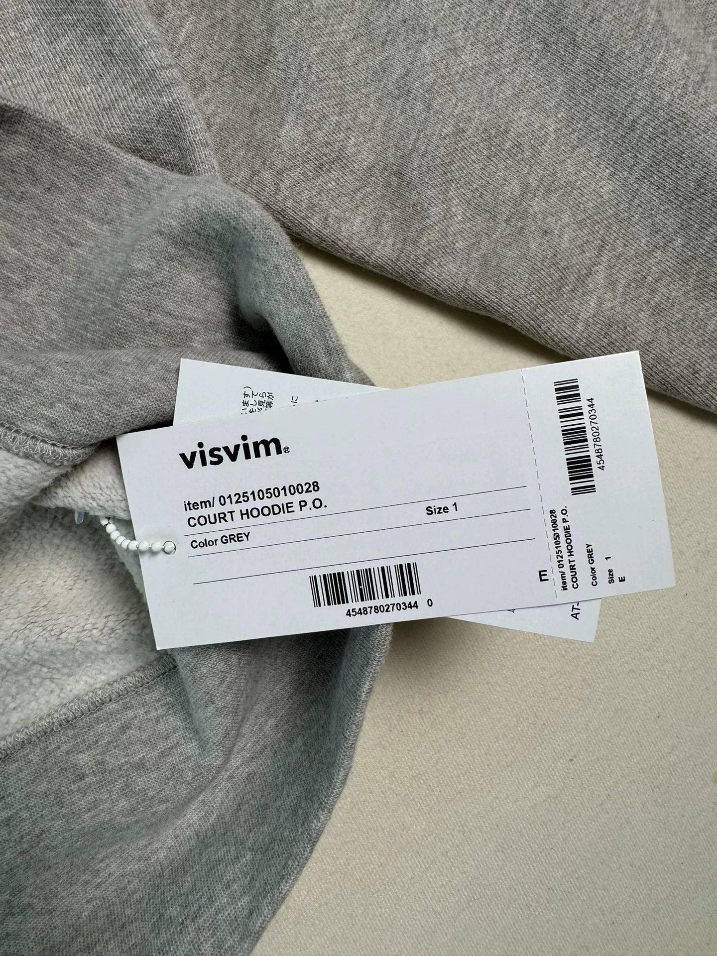 VISVIM 25ss COURT HOODIE P.O
