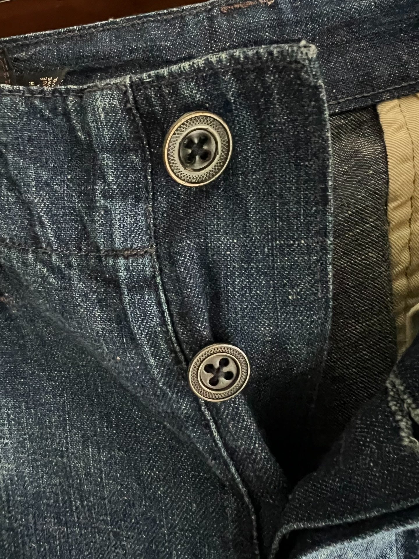 RRL Double RL Washed Distressed Officer Pants
