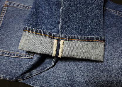 acne studios mid blue denim pants