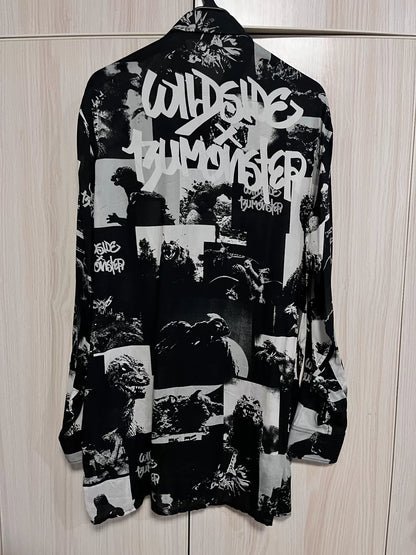 Godzilla Collaboration Silk Shirt