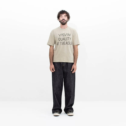 VISVIM JUMBO DMGD Logo Print Tee