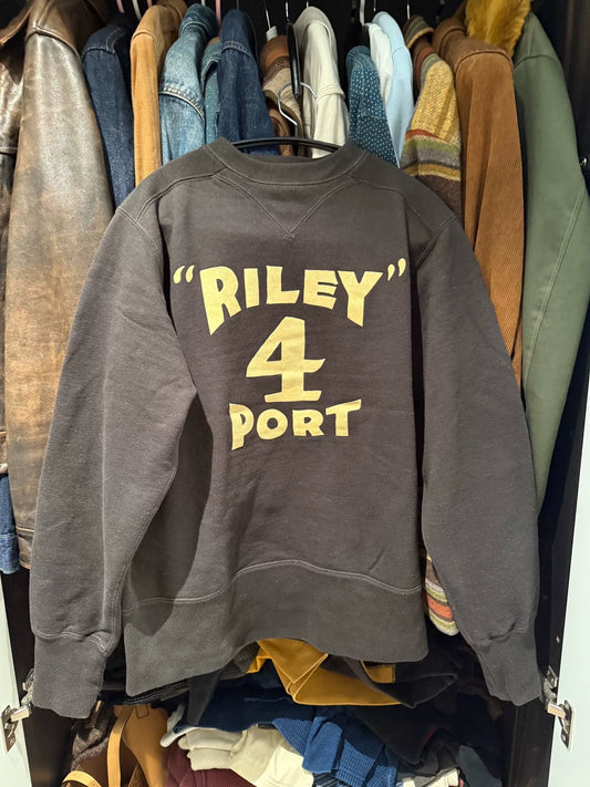 vintage Fleece Hoodie Freewheelers Riley 4 Port