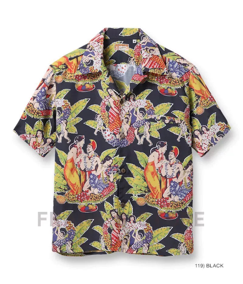 SUN SURF Celebration Hawaiian Rayon Shirt