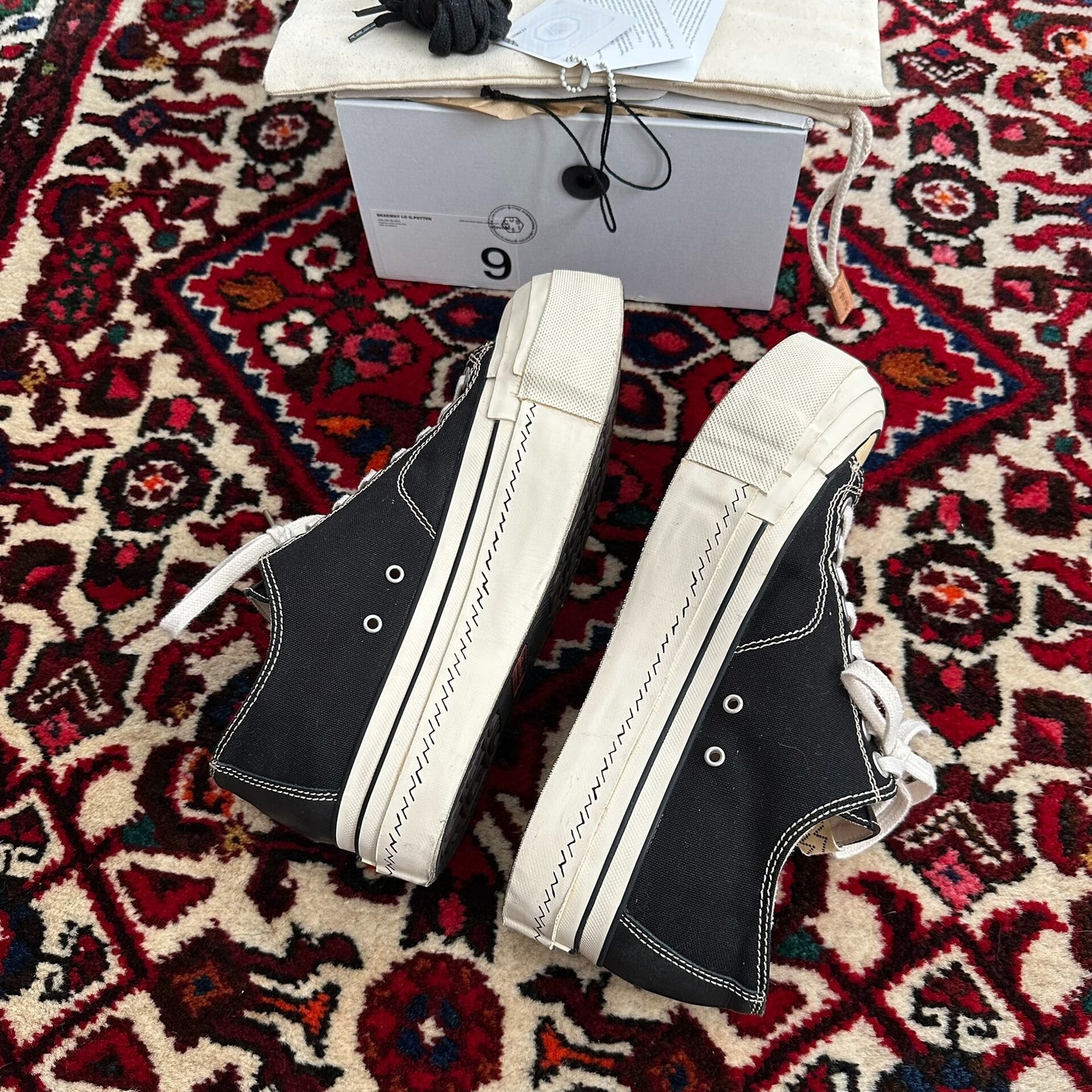 Visvim Skagway Canvas Sneakers Size 9